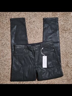 AG Adriano Goldschmied Farrah High Rise Skinny Ankle Jeans Shimmer NWT 27